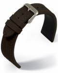  EULIT Canvas textil óraszíj, barna 22mm - orabox