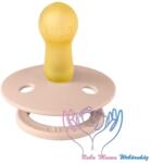 BIBS Colour natúr kaucsuk játszó-, és nyugtatócumi 6-18 hó - Púderrózsaszín