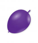 Balloons4party Set 10 baloane latex doua capete link o loon mov 23 cm