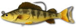 LIVETARGET Shad Livetarget Yellow Perch Swimbait, culoare Gold-Olive, 13.1cm, 21g (F1.LT.YPS113MS713)