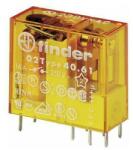Finder 40.62. 8.230. 0000 miniatűr print/dugaszolható relé 2 váltóérintkező (CO) AgNi, 230V AC (50/60 Hz) vezerlőfeszültség, 10A folytonos áram, 5mm lábkiosztás - alapkivitel (40.62.8.230.0000)
