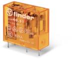 Finder 40.51. 8.230. 5001 miniatűr print/dugaszolható relé 1 váltóérintkező (CO) AgNi+Au, 230V AC (50/60 Hz) vezerlőfeszültség, 10A folytonos áram, 5mm lábkiosztás - bemártó tisztításra alkalmas (RT III) (40