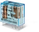 Finder 40.52. 7.048. 0000 miniatűr print/dugaszolható relé 2 váltóérintkező (CO) AgNi, 48V DC-érzékeny vezerlőfeszültség, 8A folytonos áram, 5mm lábkiosztás - alapkivitel (40.52.7.048.0000)