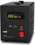 Well Stabilizator automat de tensiune cu releu Negru Well AVR-REL-GUARD2000-WL, 2000VA (AVR-REL-GUARD2000-WL)