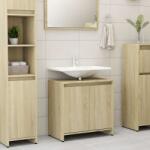 vidaXL Dulap de baie, stejar Sonoma, 60 x 33 x 61 cm, PAL (802645)