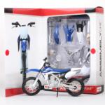 Maisto Motocicleta de asamblat Maisto, Yamaha YZ 450 F 2013, 1: 12, Albastru