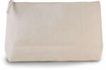 Kimood Uniszex táska Kimood KI0727 Cotton Canvas Toiletry Bag -Egy méret, Natural
