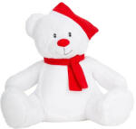 Mumbles Uniszex plüss játék Mumbles MM573 Christmas Zippie Bear -Egy méret, White