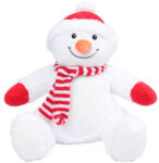 Mumbles Uniszex plüss játék Mumbles MM567 Zippie Snowman -Egy méret, White