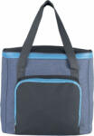 Kimood Uniszex táska Kimood KI0347 Cool Bag With Zipped pocket -Egy méret, Light Blue Heather/Dark Grey