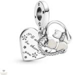 Pandora Macskák és szívek charm - 799546C01