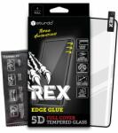 Sturdo Rex védőüveg Samsung Galaxy S22 Ultra, fekete, Edge Glue 5D