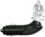LAMPA "Crystal-Bear" mackó - szivargyújtós dekorvilágítás - piros - 12V
