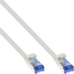 InLine Cablu de retea RJ45 flat FTP Cat. 6A 0.25m Alb, InLine IL75712W (IL75712W)