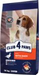 CLUB 4 PAWS Hrana uscata caini de talie medie, cu rata 14kg