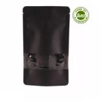  Doypack - Fekete ablakos társított tasak 250ml - 50db