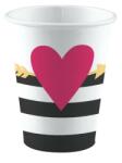 Amscan Everyday Love papír pohár 8 db-os 250 ml (DPA990311566)