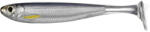 LIVETARGET Shad Livetarget Slowroll Shiner Paddle Tail, culoare Silver-Smoke, 12.5cm, 3buc (F1.LT.SRS125SK951)