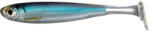 LIVETARGET Shad Livetarget Slowroll Shiner Paddle Tail, culoare Silver-Blue, 12.5cm, 3buc (F1.LT.SRS125SK201)
