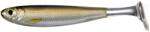 LIVETARGET Shad Livetarget Slowroll Shiner Paddle Tail, culoare Silver-Brown, 10cm, 4buc (F1.LT.SRS100SK934)
