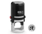 COLOP Bélyegző, kör, COLOP " Printer R 30", fekete cserepárnával (01033000) - iroszer24