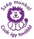 COLOP Bélyegző, motivációs, Szép munka! Csak így tovább! , COLOP "N43-kék", lila (14031803-4306) - iroszer24