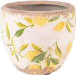Clayre & Eef Set 2 ghivece flori ceramica Lemon 12x11 cm (6CE1529XS)