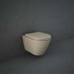 RAK Ceramics Capac WC, RAK, Feeling, cu soft close si quick release, cappuccino mat (RSTSC3901514)