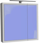 Kolpa San Dulap cu oglinda, 2 usi, iluminare LED, Kolpasan, Blanche, 70 cm, antracit (561820) - e-baie