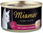 Miamor Feine Filets chicken & ham tin 24x100 g