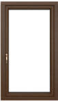 WindowMAG Fereastra PVC termopan, 4 camere, nuc, 71 x 116 cm, dubla deschidere, dreapta