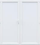 WindowMAG Usa din PVC cu panel PVC , 4 camere, Alb, 200×210, Prag PVC, Stanga