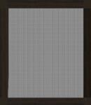 WindowMAG Plasa insecte aluminiu, Wenge, 49×49 cm dreapta