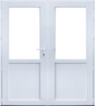 WindowMAG Usa din PVC cu geam termopan 2/3, 4 camere, Alb, 200×210, Prag PVC, Stanga