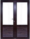 WindowMAG Usa din PVC cu geam termopan 2/3, 4 camere, Wenge, 180×210, Prag PVC, Stanga