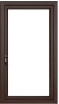 WindowMAG Fereastra PVC termopan, 6 camere, mahon, 86 x 116 cm, dubla deschidere, dreapta