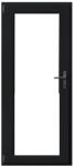 WindowMAG Usa din PVC cu geam termopan 3/3 tip 3, 4 camere, prag aluminiu, stanga , black brown , 78 x 200 cm