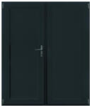 WindowMAG Usa din PVC cu panel PVC , 4 camere, Gri antracit, 200×210, Prag PVC, Stanga