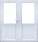 WindowMAG Usa din PVC cu geam termopan 2/3, 6 camere, Alb, 160×210, Prag PVC, Stanga