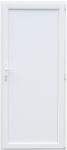 WindowMAG Usa din PVC cu panel tip 5, 6 camere, prag aluminiu, dreapta , alb , 88 x 200 cm