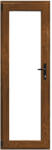 WindowMAG Usa din PVC cu geam termopan 3/3, 6 camere, Stejar auriu, 77×202, Prag PVC, Stanga