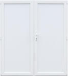 WindowMAG Usa din PVC cu panel PVC , 4 camere, Alb, 200×210, Prag Aluminiu, Dreapta