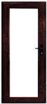 WindowMAG Usa din PVC cu geam termopan 3/3 tip 3, 6 camere, prag pvc, stanga , mahon , 88 x 200 cm