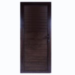 WindowMAG Usa din PVC cu panel tip 5, 4 camere, prag pvc, stanga , wenge , 78 x 200 cm