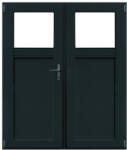WindowMAG Usa din PVC cu geam termopan 1/3, 6 camere, Gri antracit, 200×210, Prag PVC, Stanga