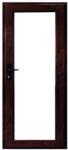 WindowMAG Usa din PVC cu geam termopan 3/3 tip 3, 4 camere, prag pvc, dreapta , mahon , 88 x 190 cm