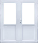 WindowMAG Usa din PVC cu geam termopan 2/3, 6 camere, Alb, 180×210, Prag PVC, Dreapta