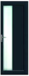WindowMAG Usa din PVC cu geam termopan, montant vertical 1/3 tip 4, 6 camere, prag pvc, dreapta , gri antracit , 78 x 200 cm