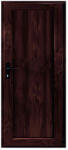 WindowMAG Usa din PVC cu panel tip 5, 6 camere, prag aluminiu, dreapta , mahon , 88 x 200 cm