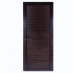 WindowMAG Usa din PVC cu panel tip 5, 4 camere, prag pvc, dreapta , wenge , 78 x 190 cm
